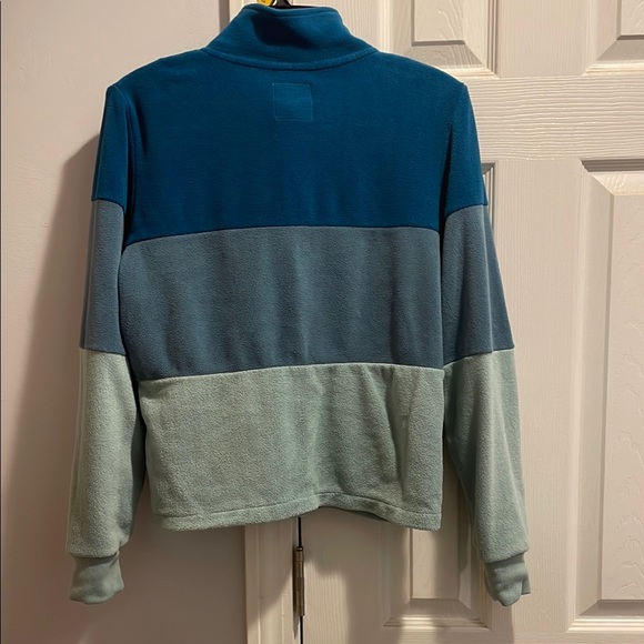 Ivory Ella Fleece Zip Pullover, Size S - Picture 2 of 6